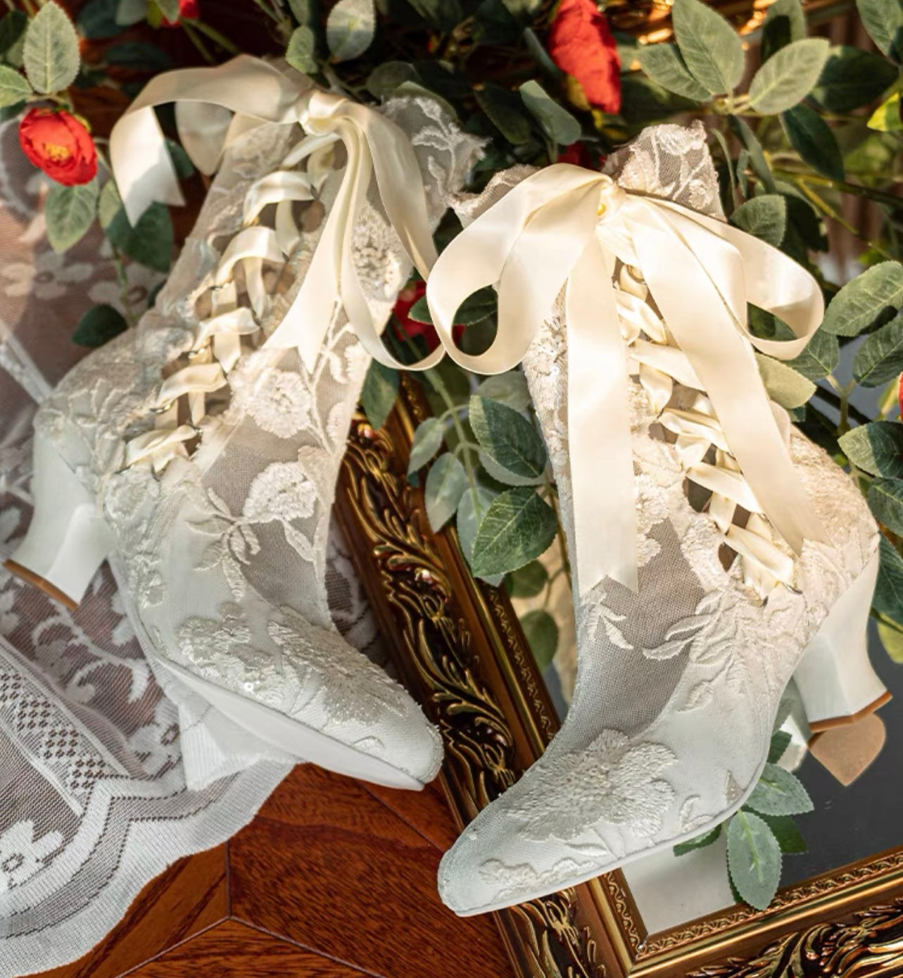 Lacey silhouette boots