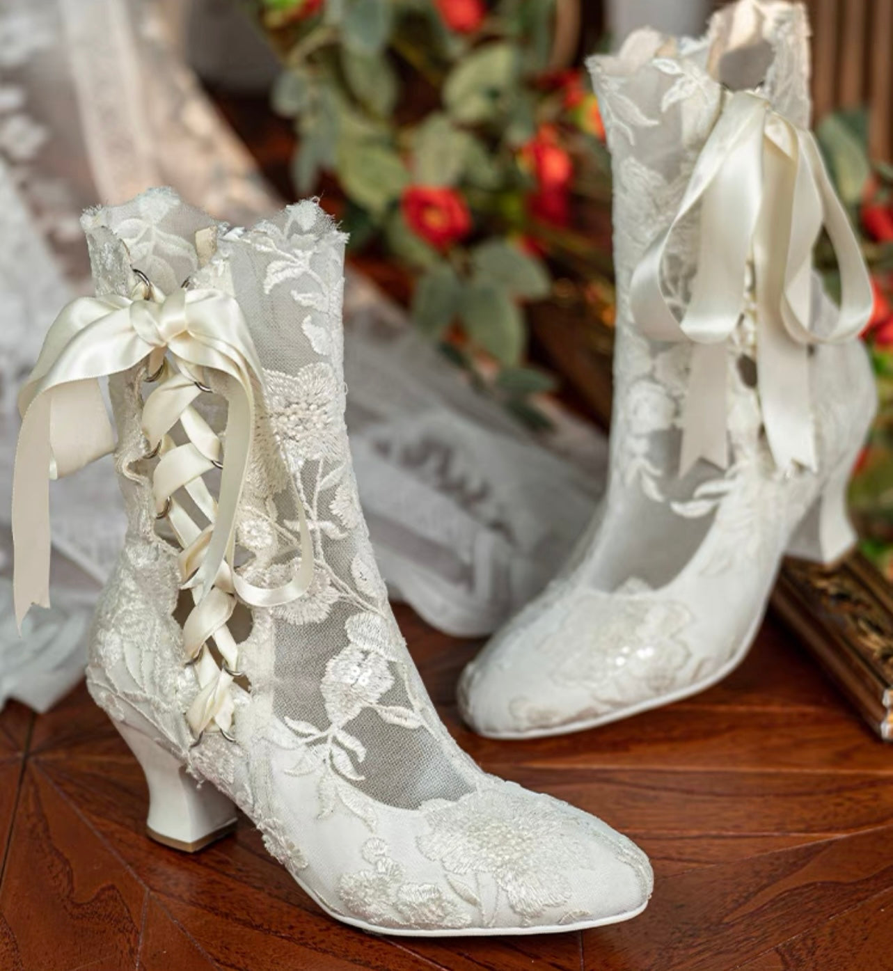 Lacey silhouette boots