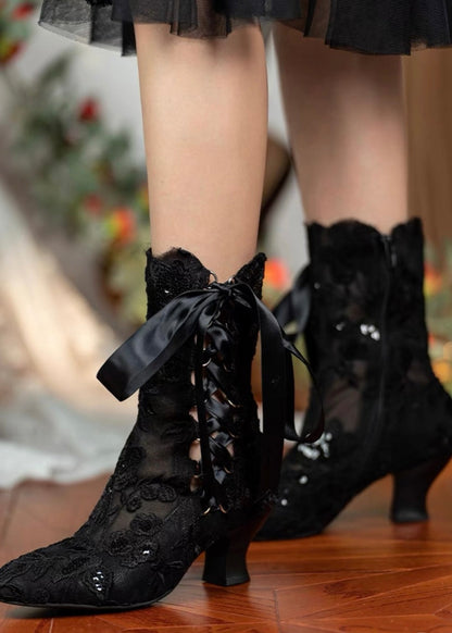 Lacey silhouette boots