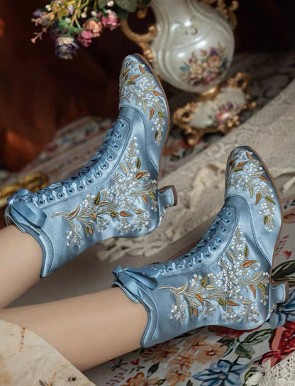 Francois embroidered boots