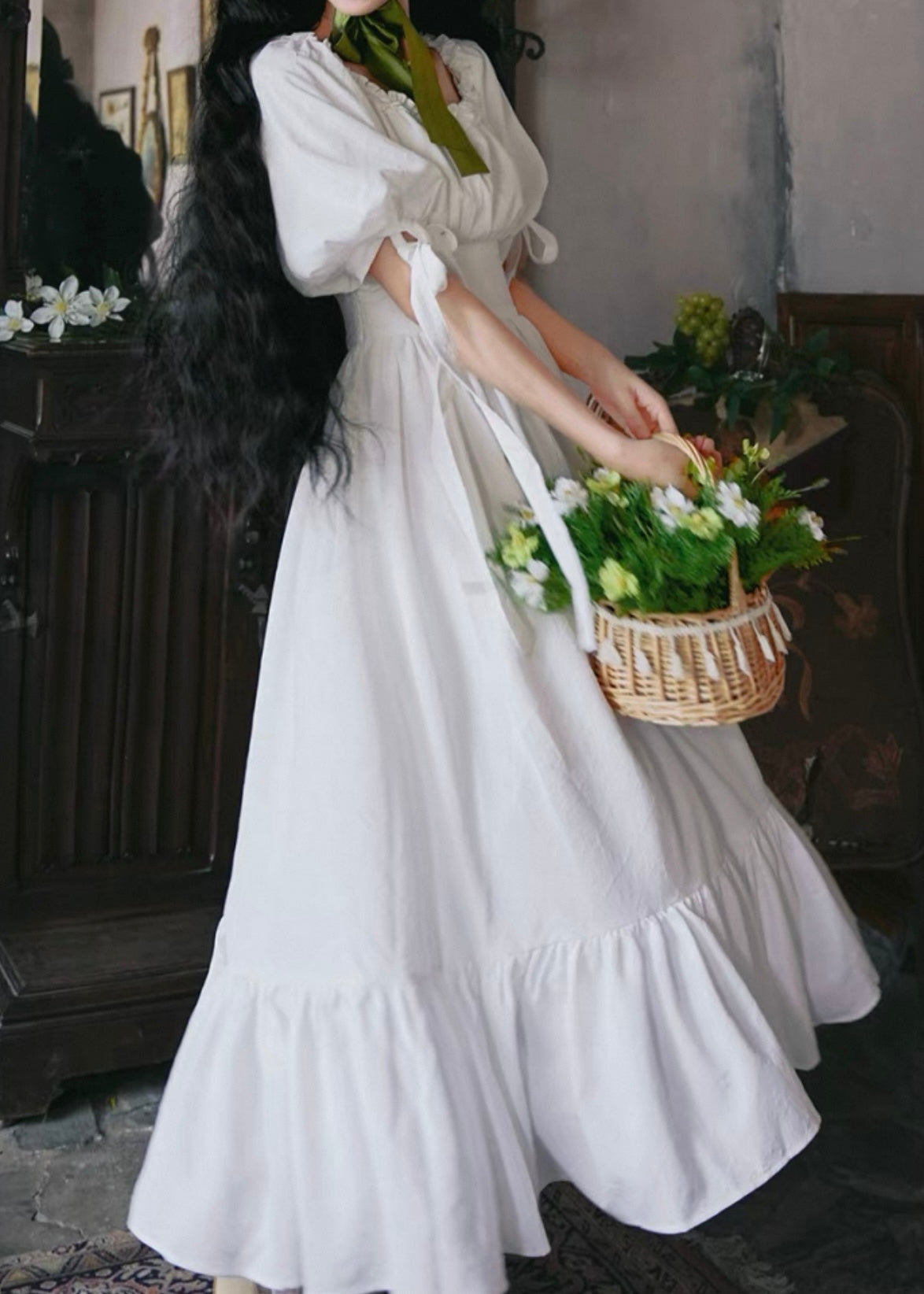 White dove dress