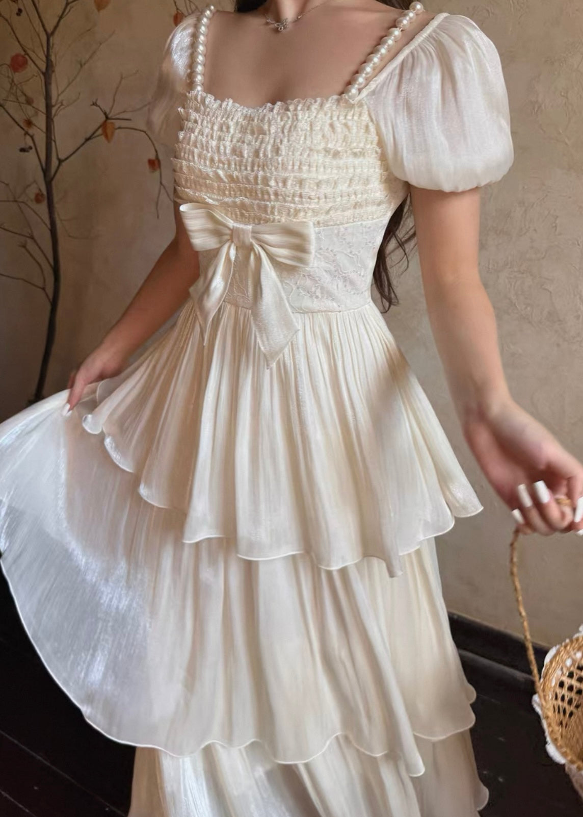 Whipped cream cake dress