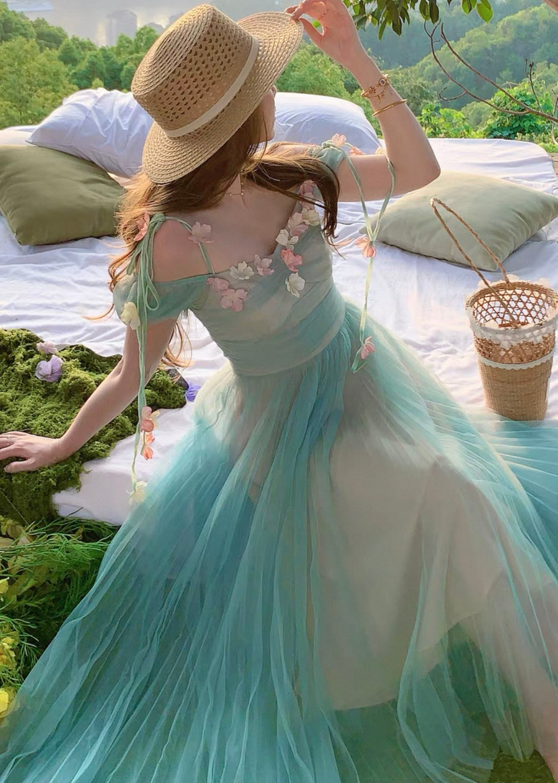 Aquatic fairy dress