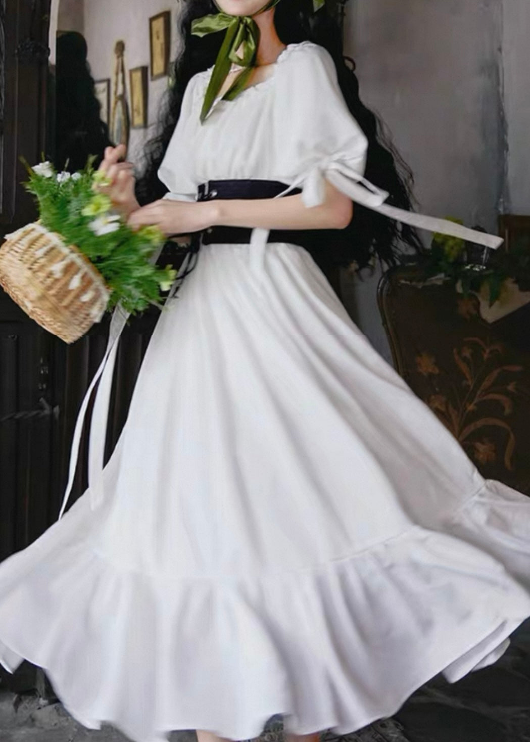 White dove dress
