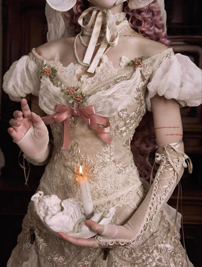 Edwardian dollette corset set