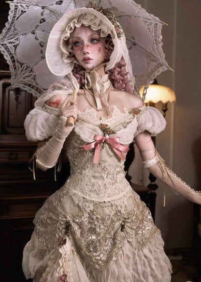 Edwardian dollette corset set
