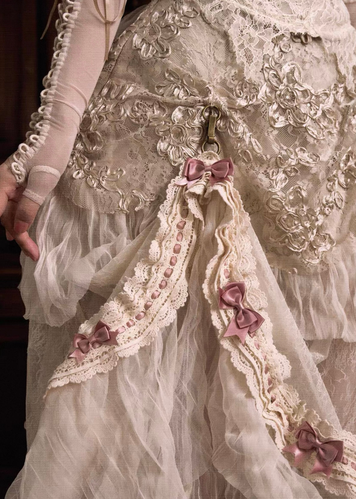 Edwardian dollette skirt / crinoline