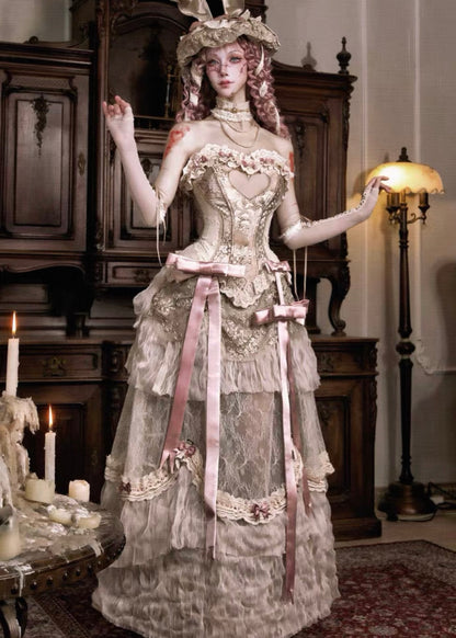 Edwardian dollette skirt / crinoline