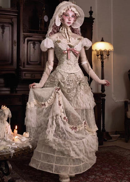 Edwardian dollette skirt / crinoline