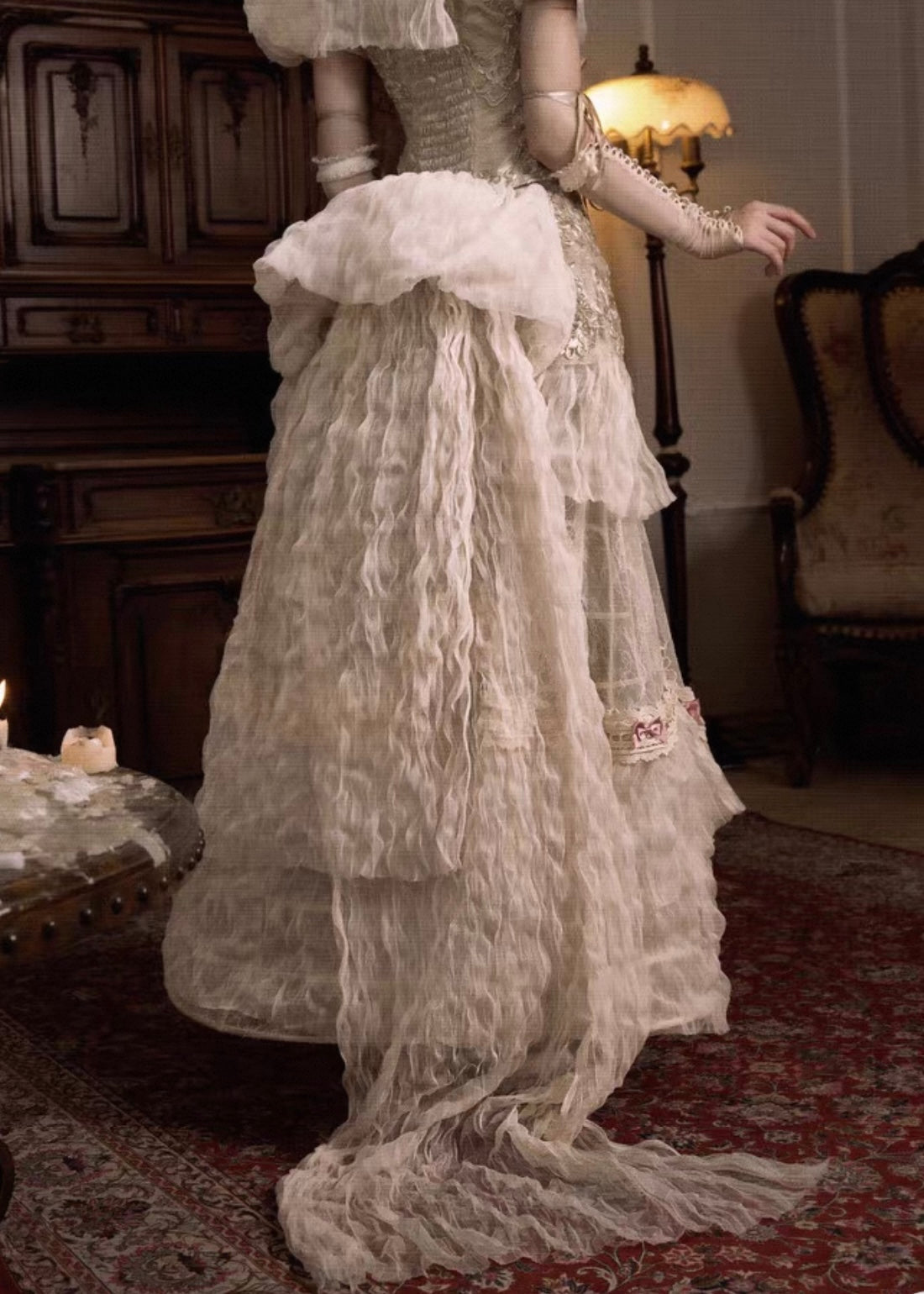 Edwardian dollette skirt / crinoline