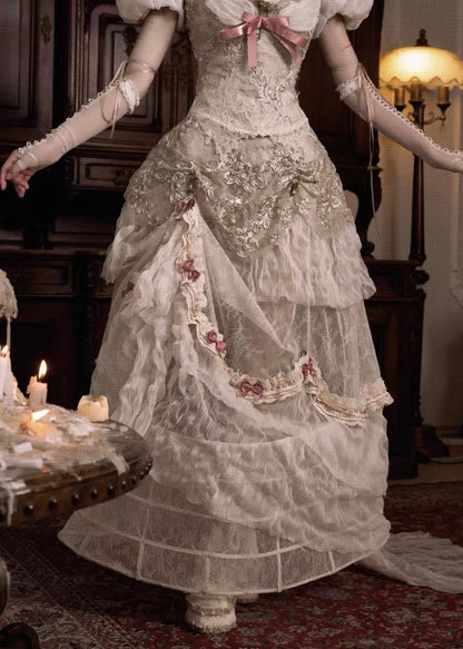 Edwardian dollette skirt / crinoline
