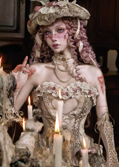 Tempting heart corset