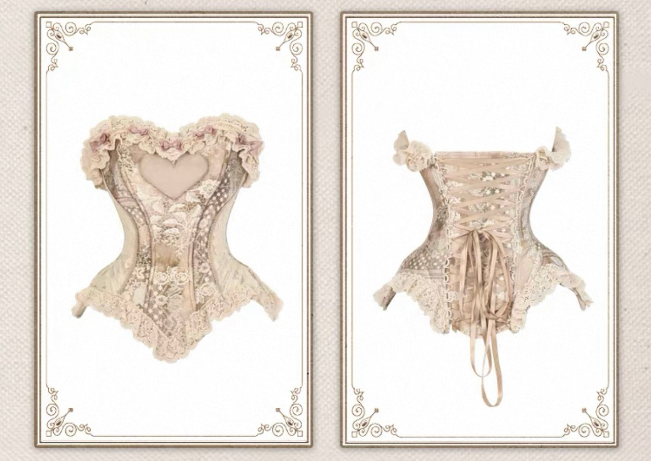 Tempting heart corset