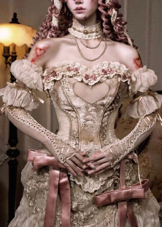 Tempting heart corset