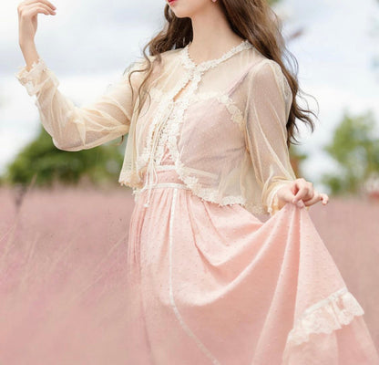 Isabelle dress set (including duster and dress)