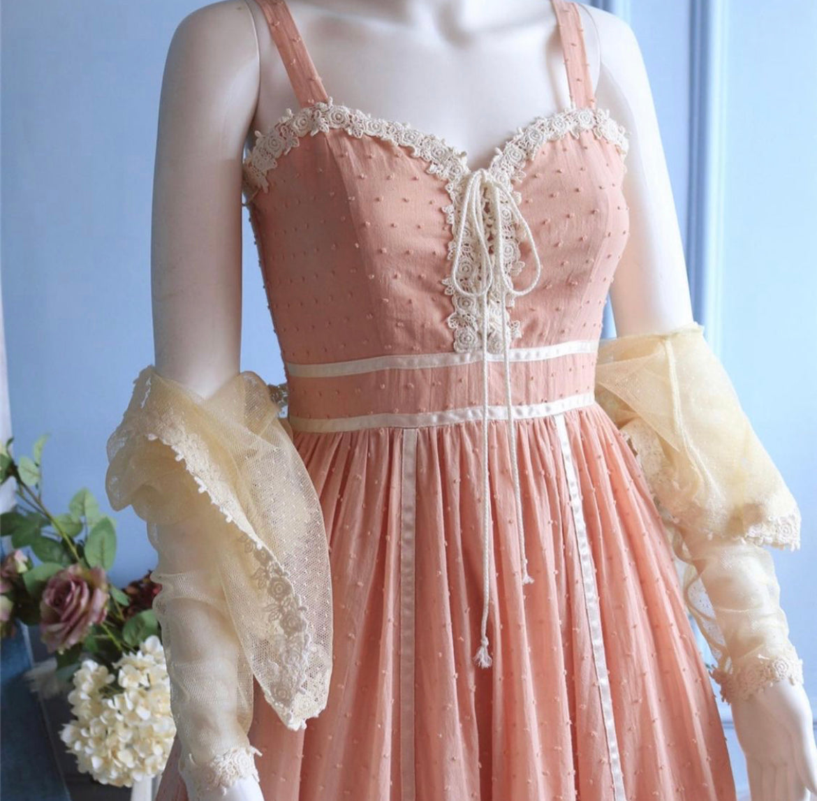 Isabelle dress set (including duster and dress)