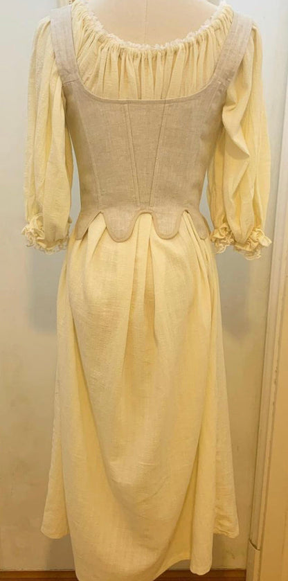 Elizabethan linen corset (stays)