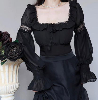Witchy boned corset and skirt set