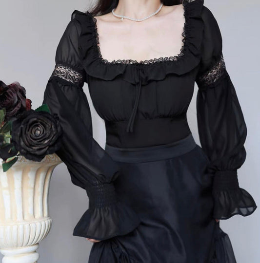 Witchy boned corset and skirt set