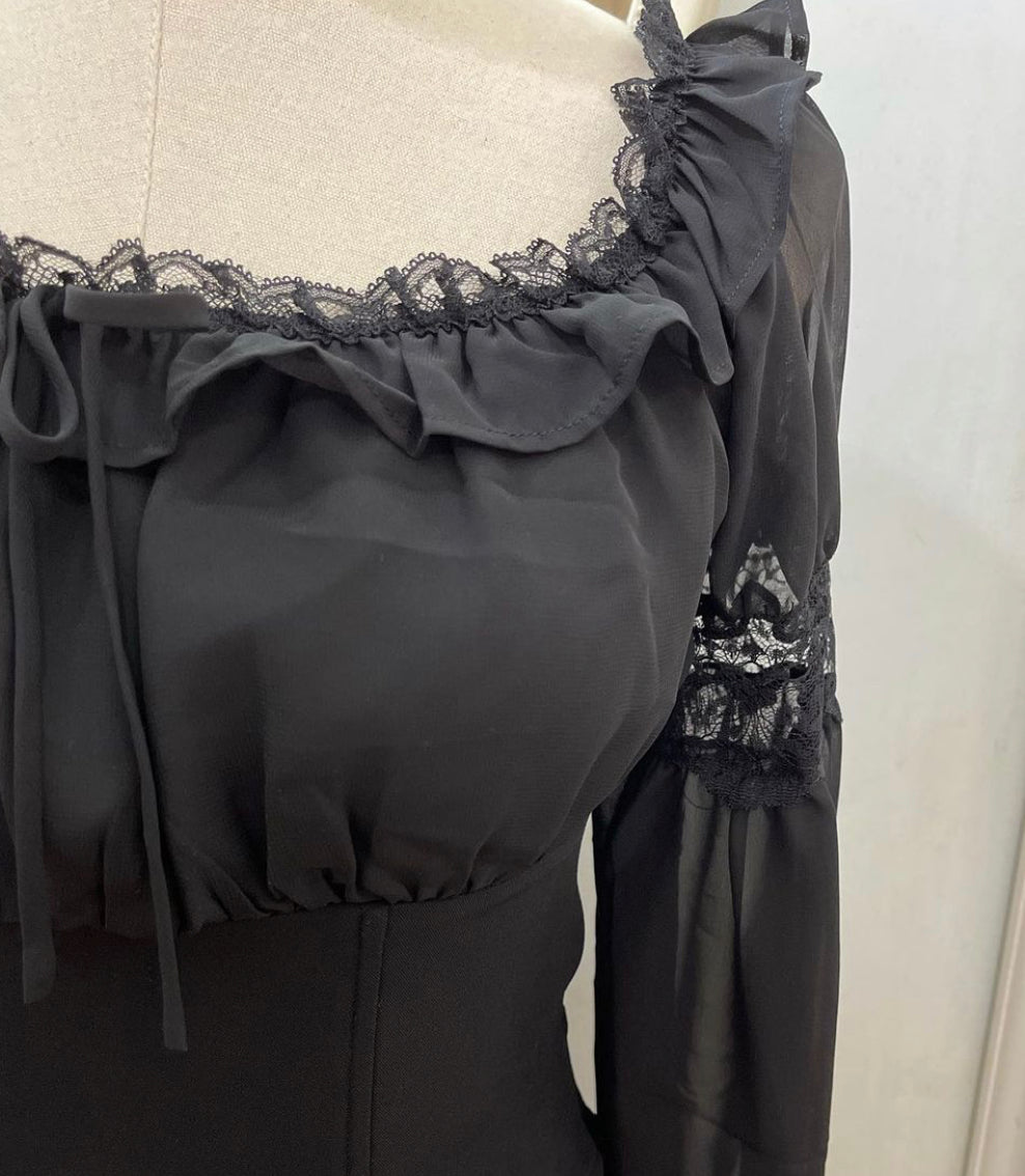 Witchy boned corset and skirt set