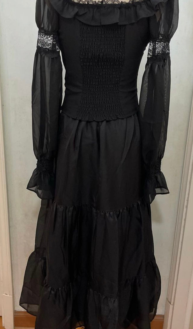 Witchy boned corset and skirt set