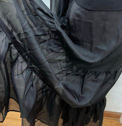 Witchy boned corset and skirt set