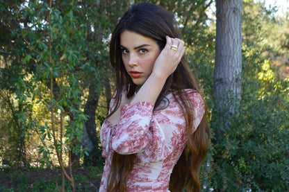 Autumn toile dress