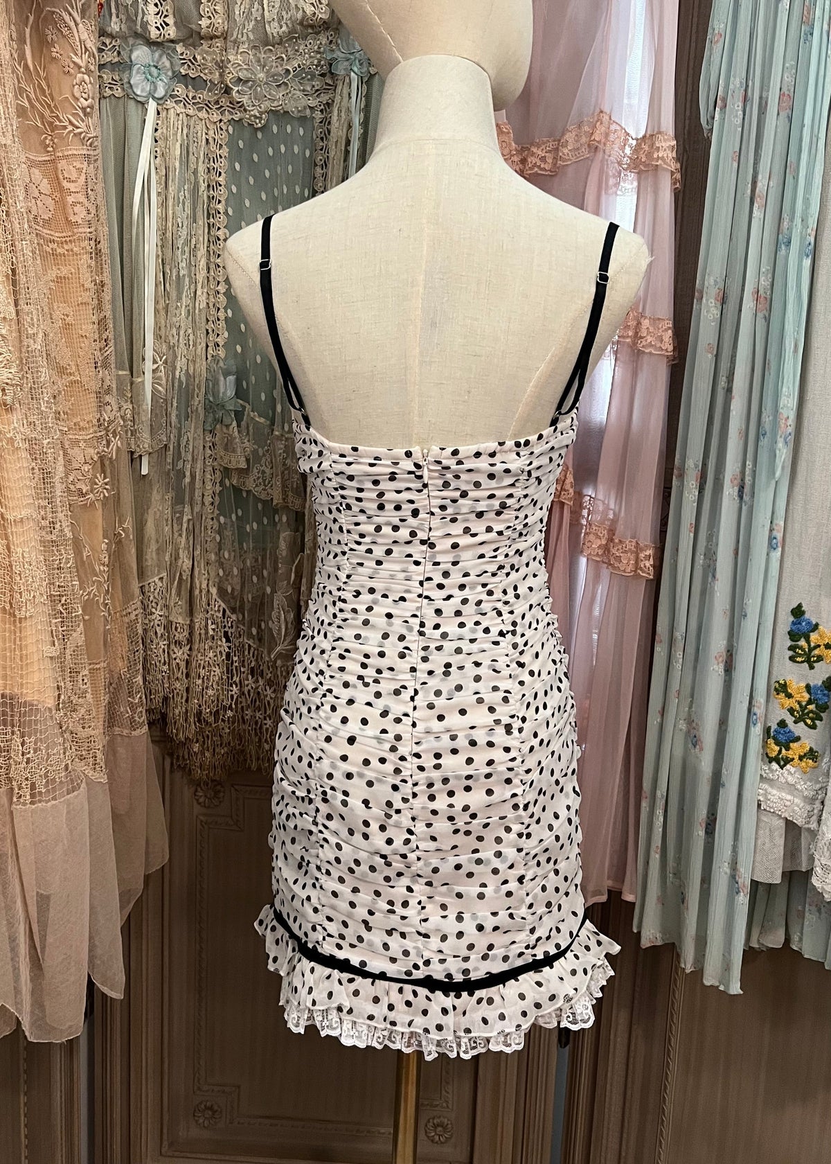 Kayla polka dots dress