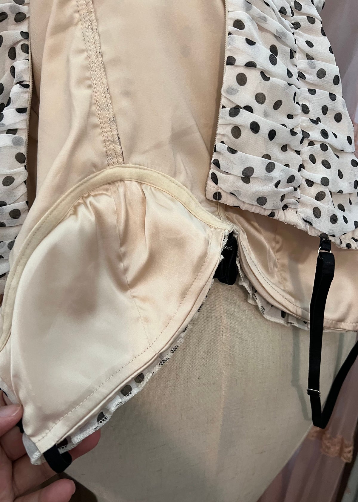 Kayla polka dots dress