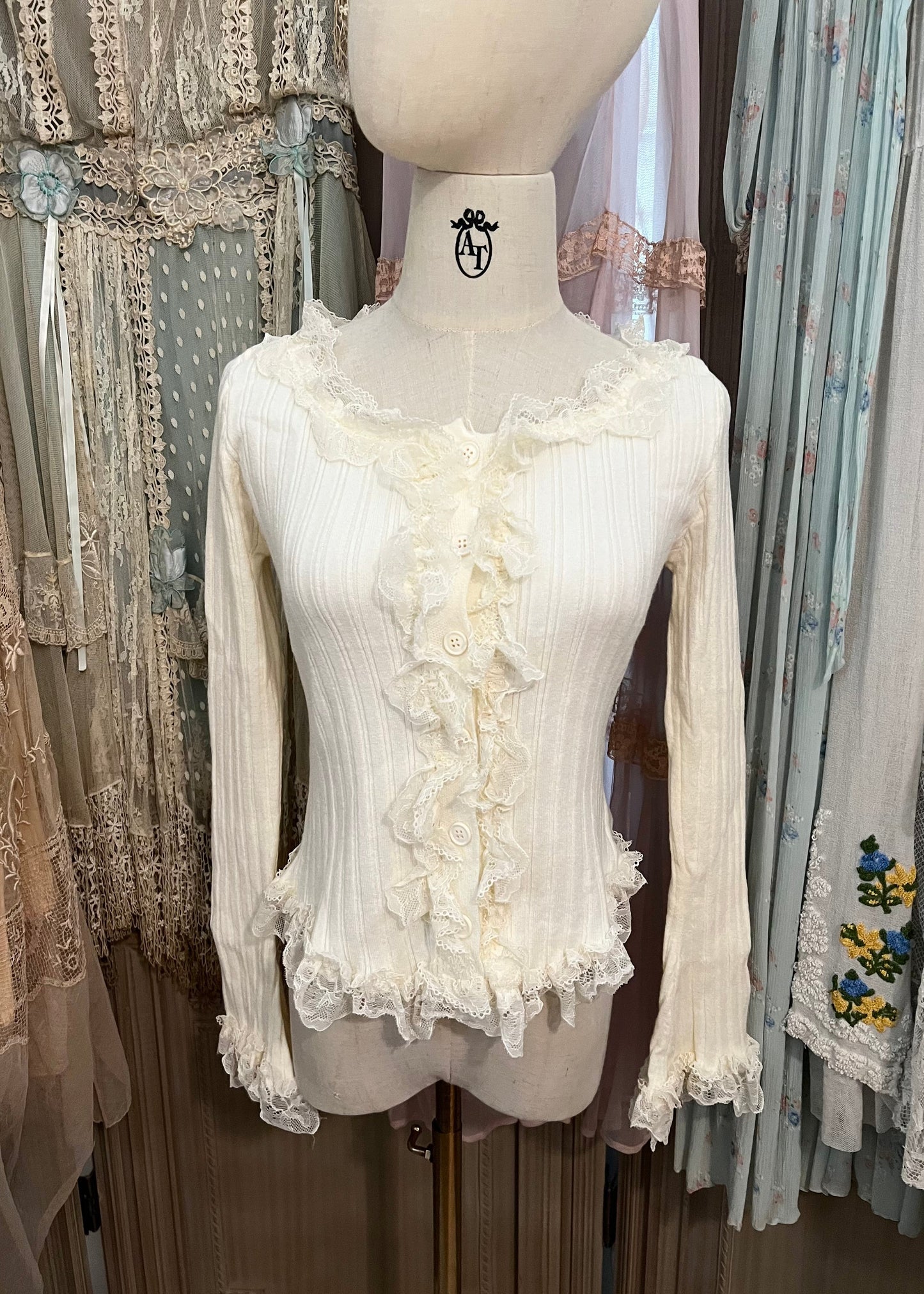 Tipsy toast knit top