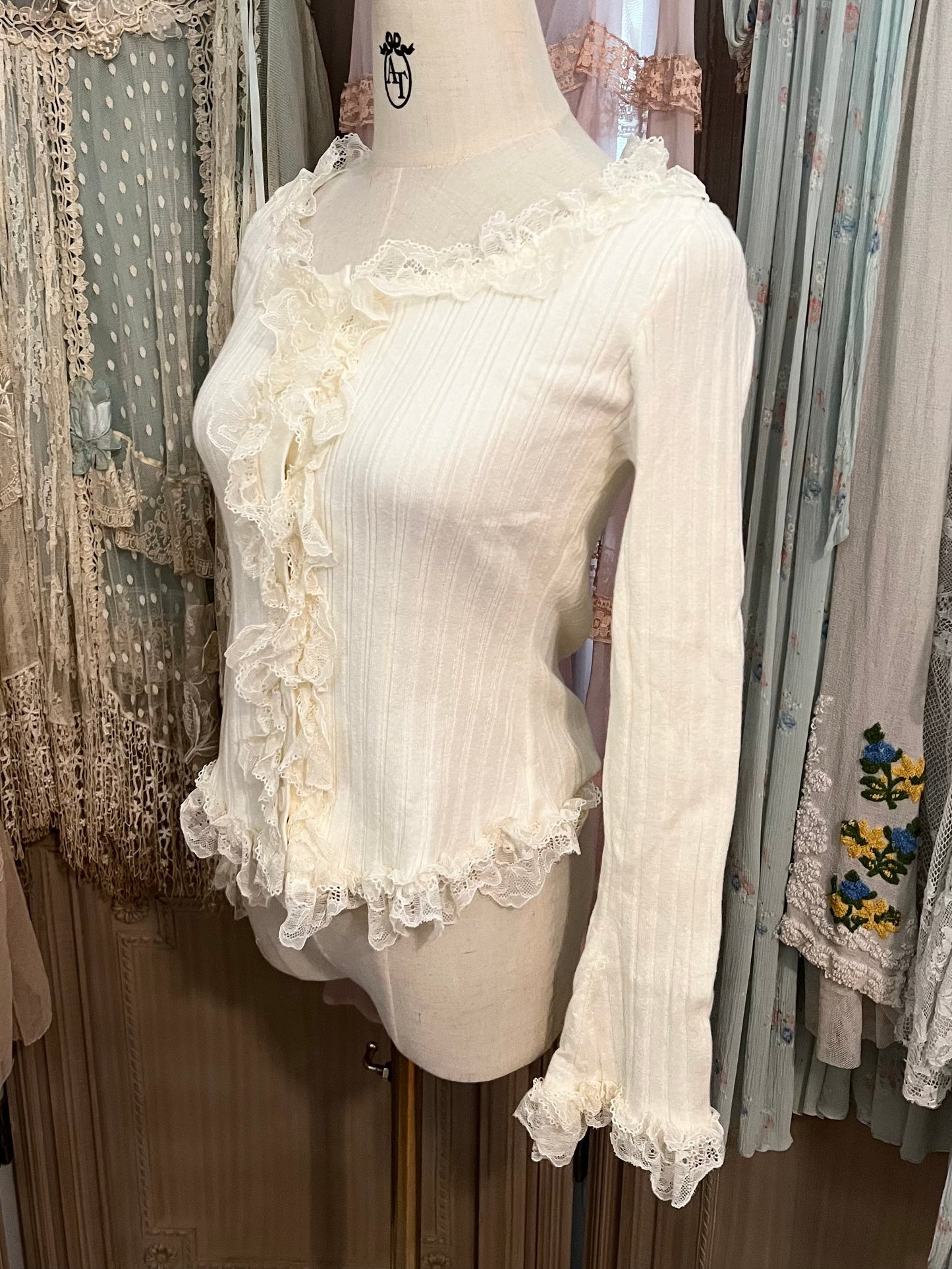 Tipsy toast knit top