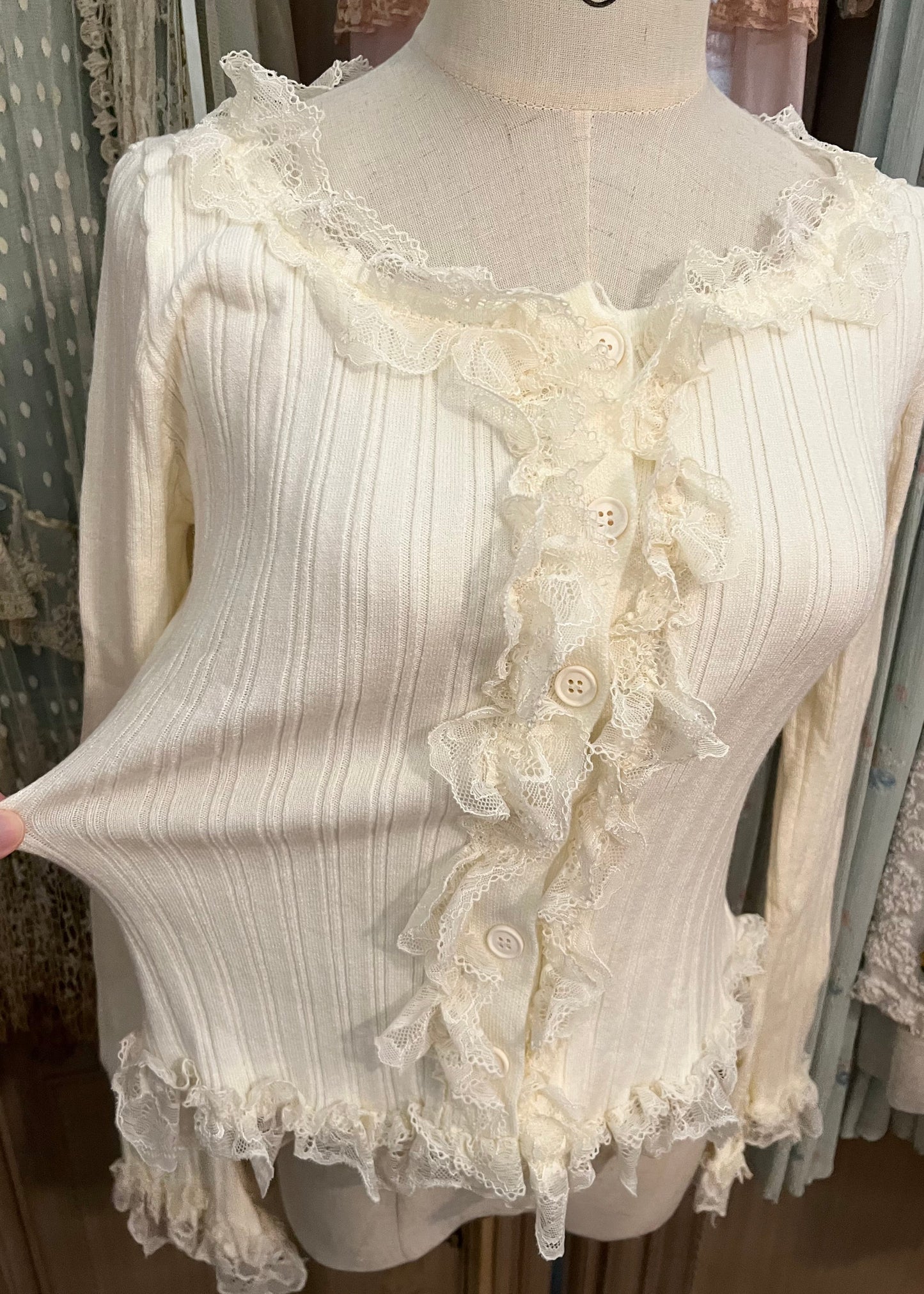 Tipsy toast knit top