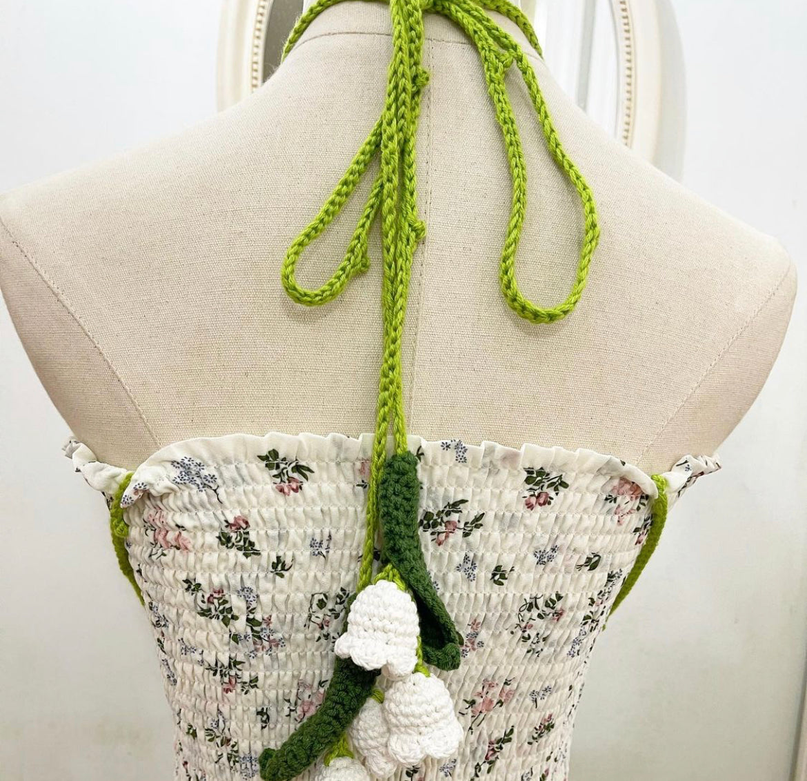 Muguet crochet dress