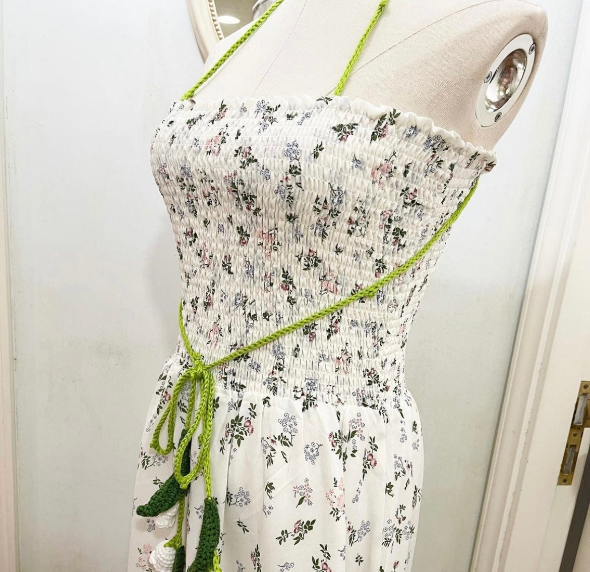 Muguet crochet dress