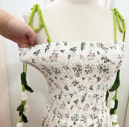 Muguet crochet dress
