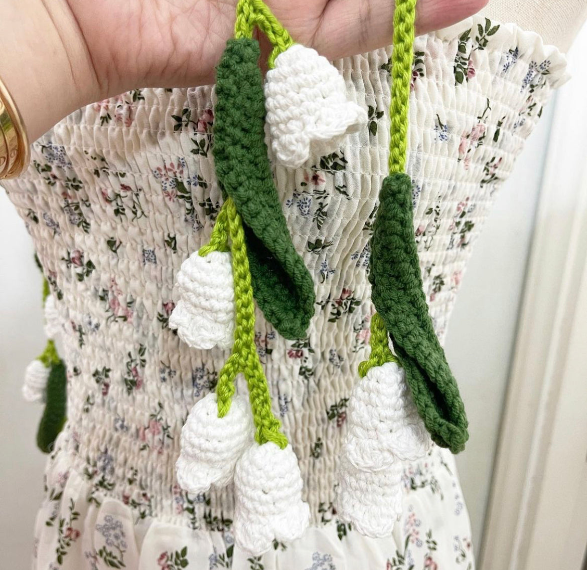 Muguet crochet dress