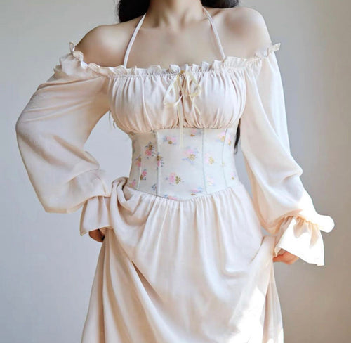 Giselle boned corset dress