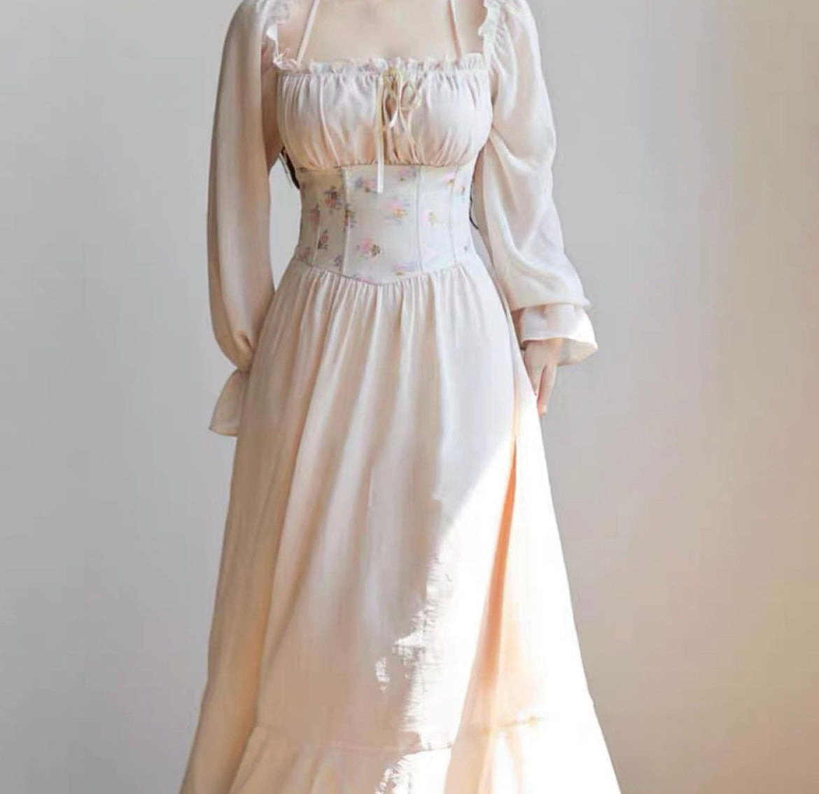 Giselle boned corset dress