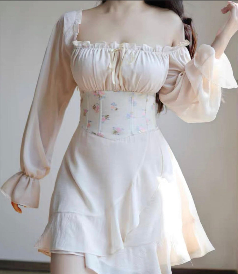 Giselle boned corset dress