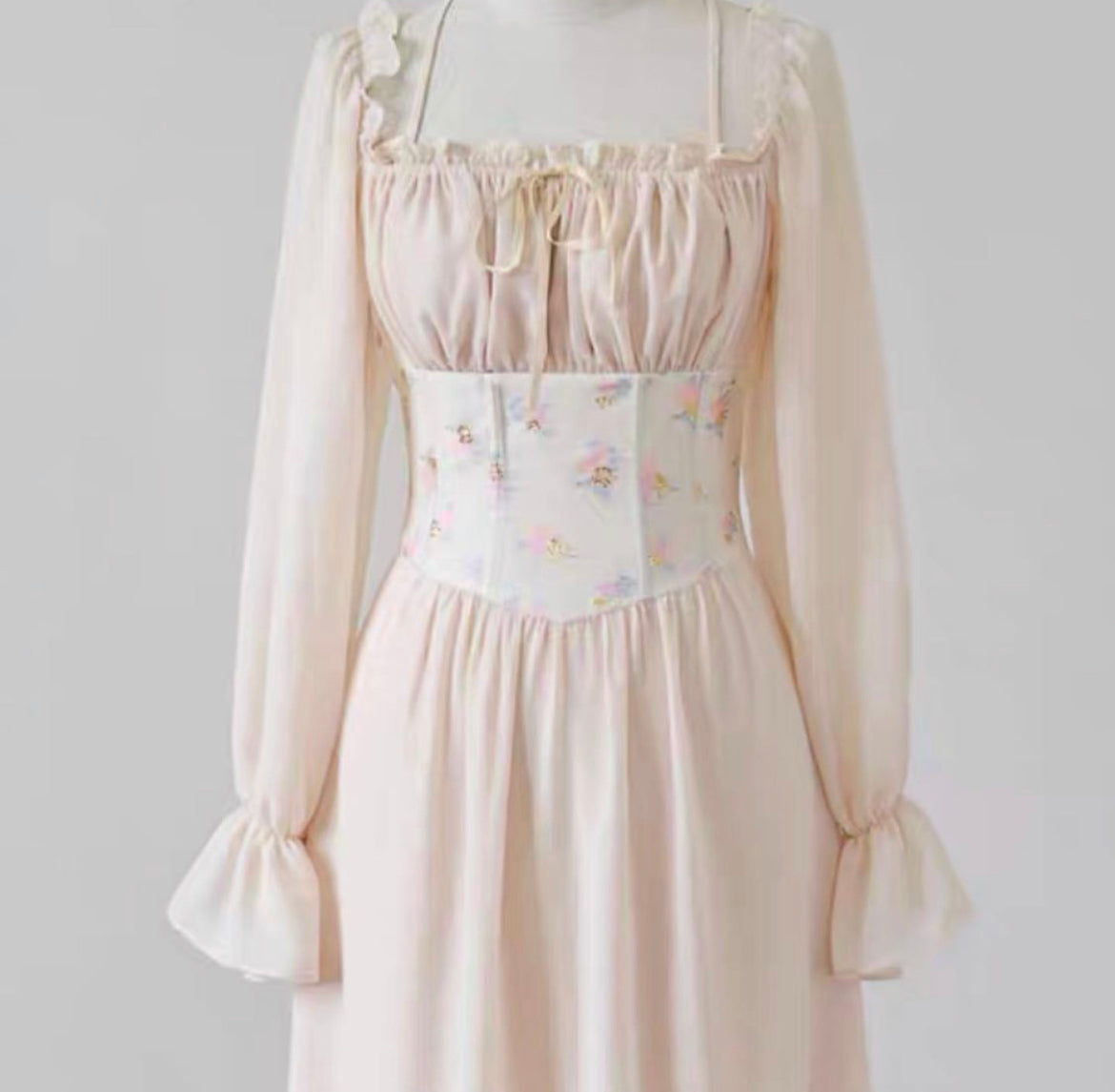 Giselle boned corset dress