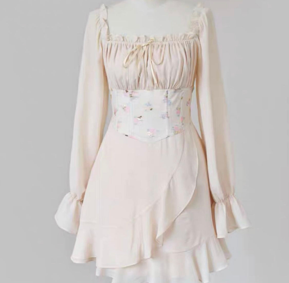 Giselle boned corset dress