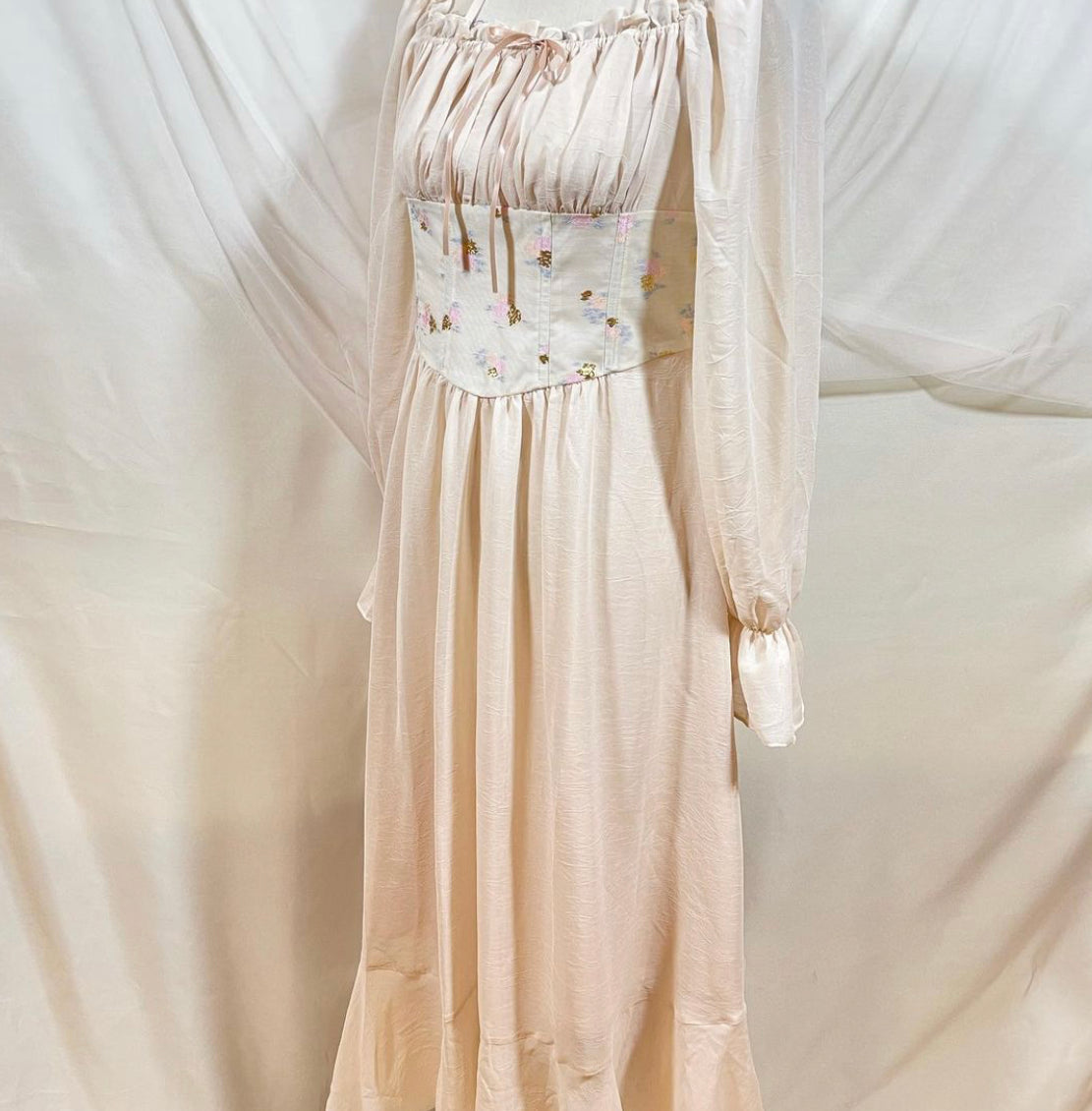 Giselle boned corset dress