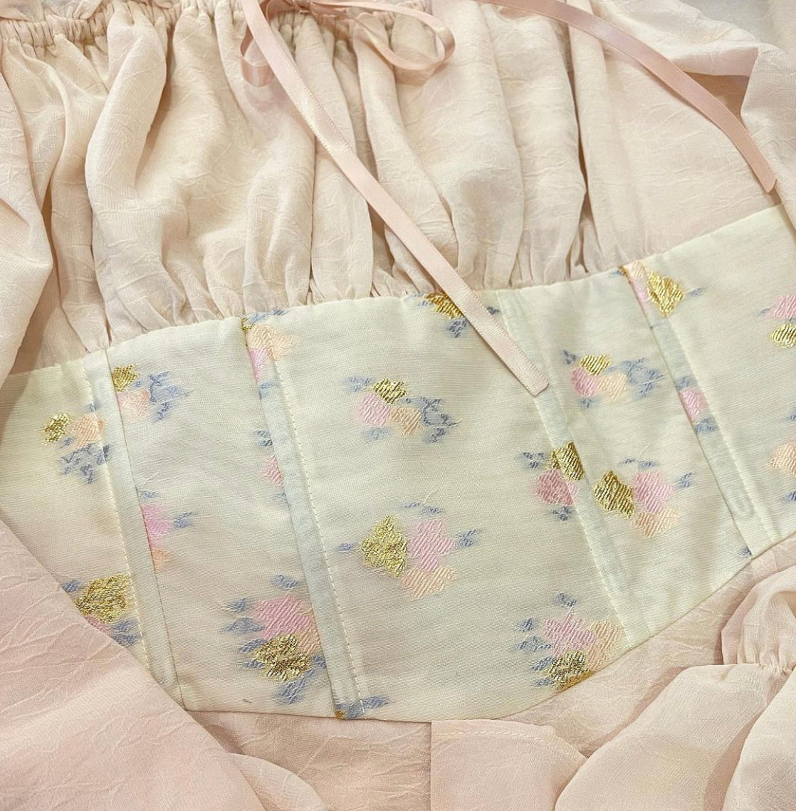 Giselle boned corset dress