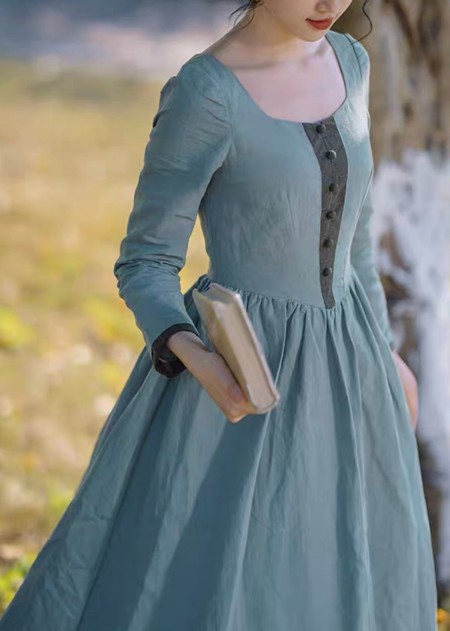 Green pea pie dress