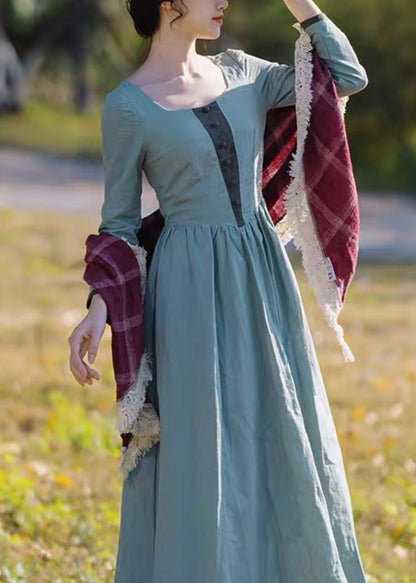 Green pea pie dress