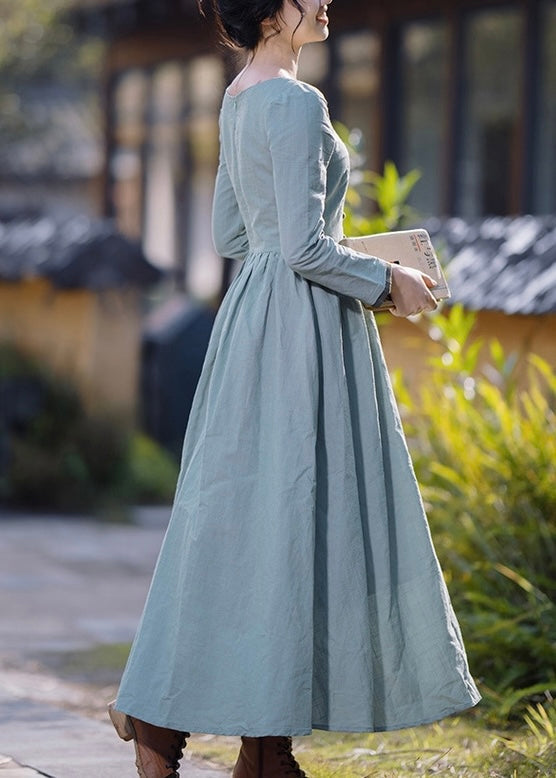 Green pea pie dress