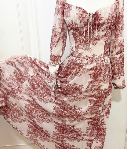 Autumn toile dress