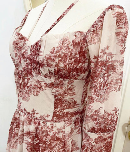 Autumn toile dress