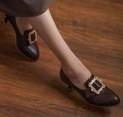 Colonial buckle shoes