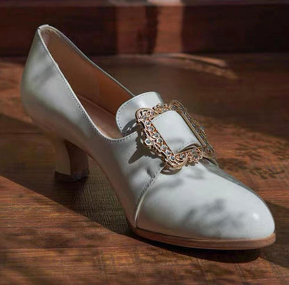 Colonial buckle shoes
